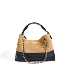 quilted bucket bag with chain strap – BEILLE