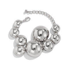 Chunky bubble bracelet with glossy finish - Suptra