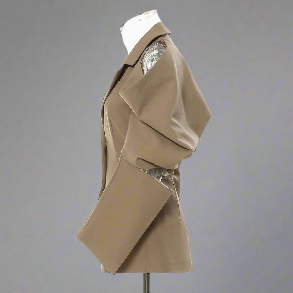 cut-out shoulder tailored blazer - Aadhirun