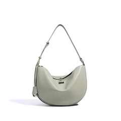 crescent moon shoulder bag with curved silhouette - STELZA