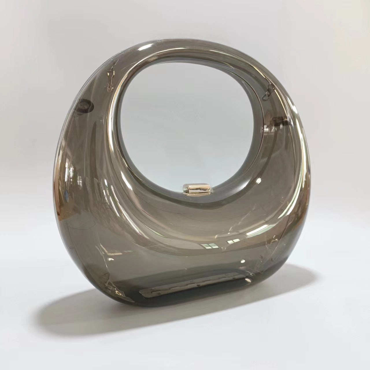 round top-handle acrylic handbag - Errolyn