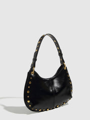 studded crescent shoulder bag – VIXEN