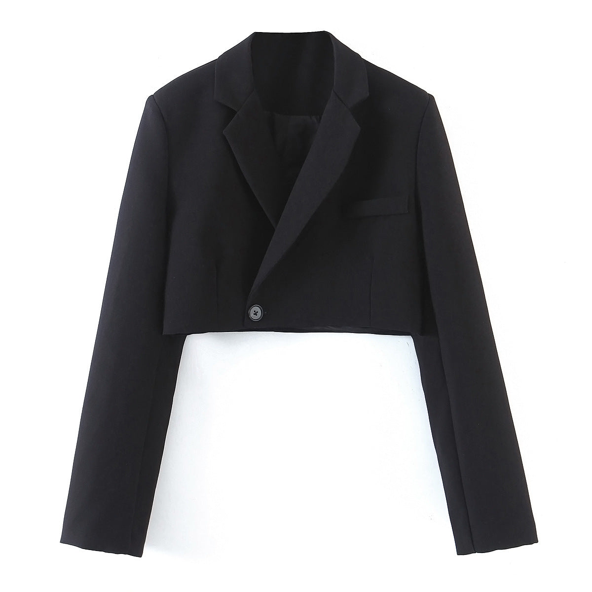 Cropped blazer with wrap skirt - Ikujy