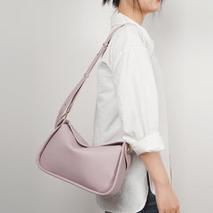 curved-edge shoulder bag with adjustable strap – LILA