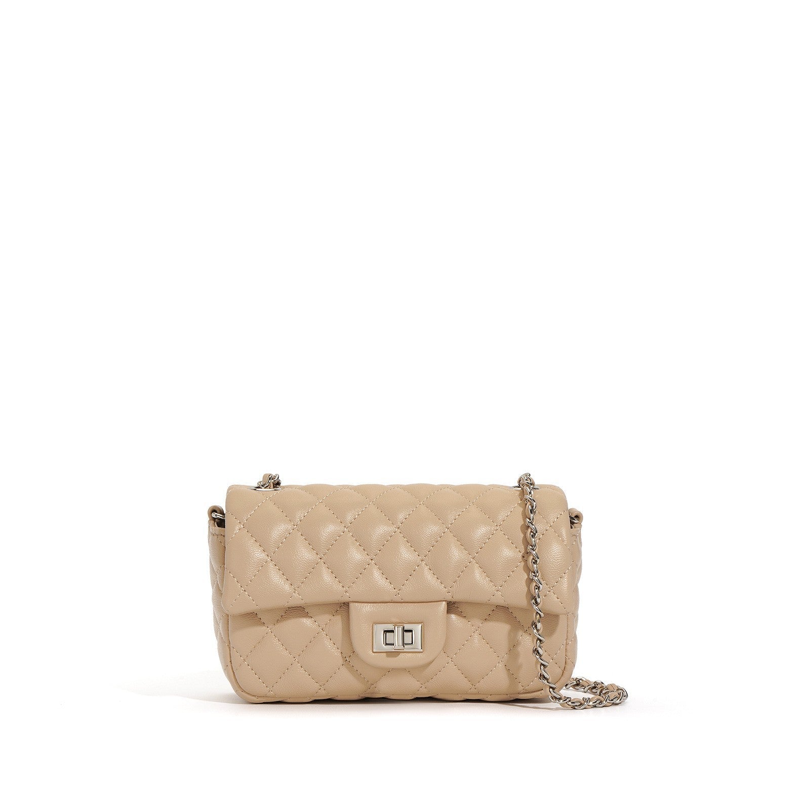 quilted flap mini shoulder bag with chain strap - GISELSE