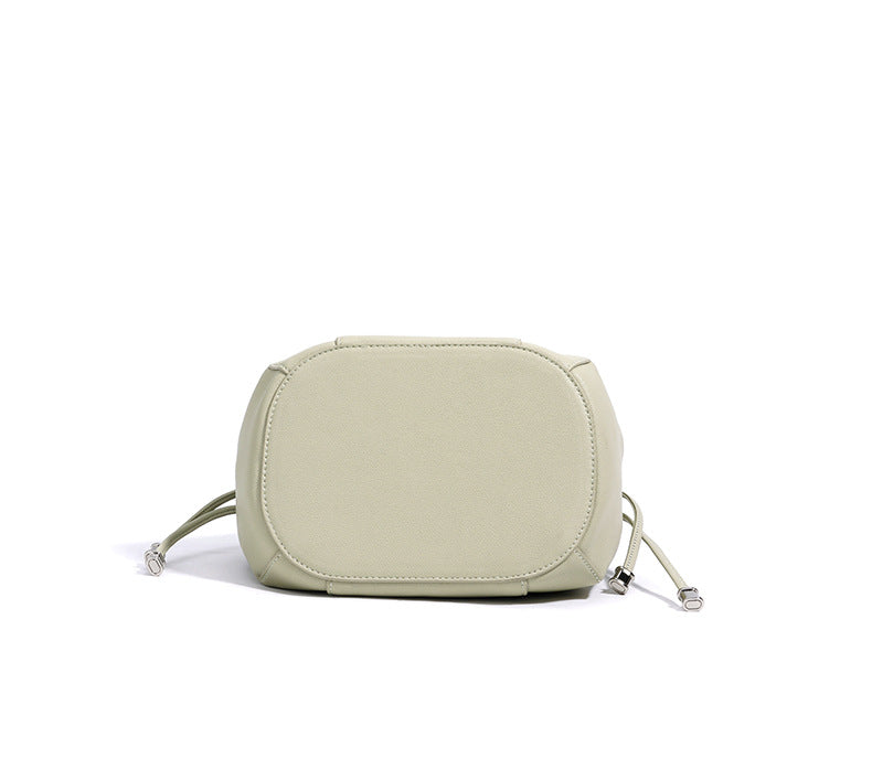 bucket tote bag with metallic drawstring tips – MINTA