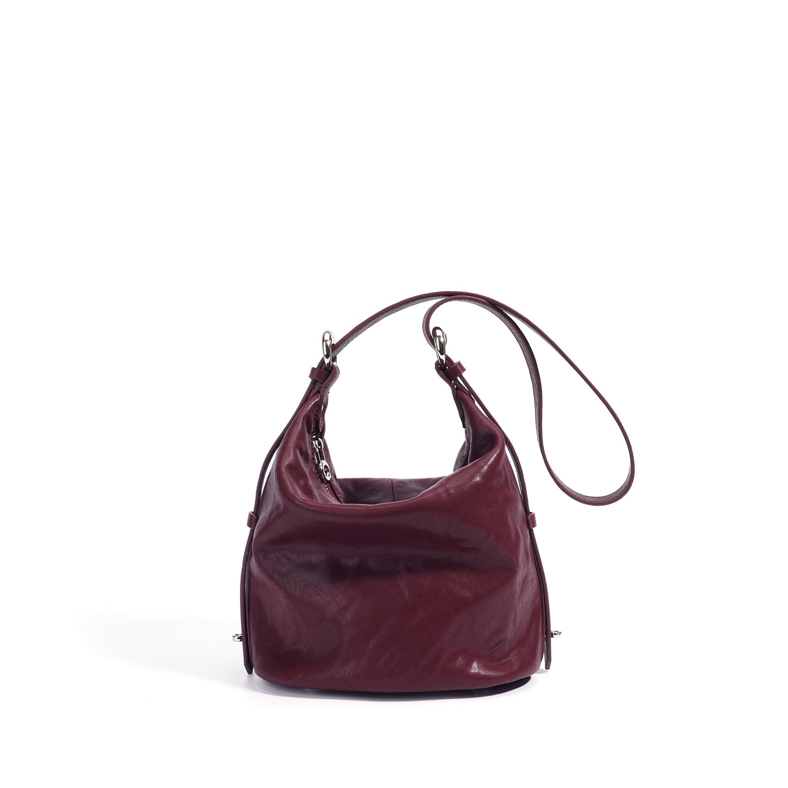 soft leather bucket bag with adjustable strap - MAYDA