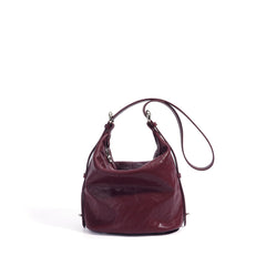 soft leather bucket bag with adjustable strap - MAYDA