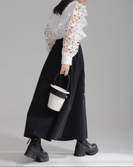 Long-sleeve blouse with lace detailing - Vursi