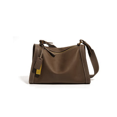 two-tone soft leather shoulder bag – TERRA