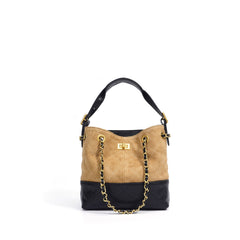 quilted bucket bag with chain strap – BEILLE