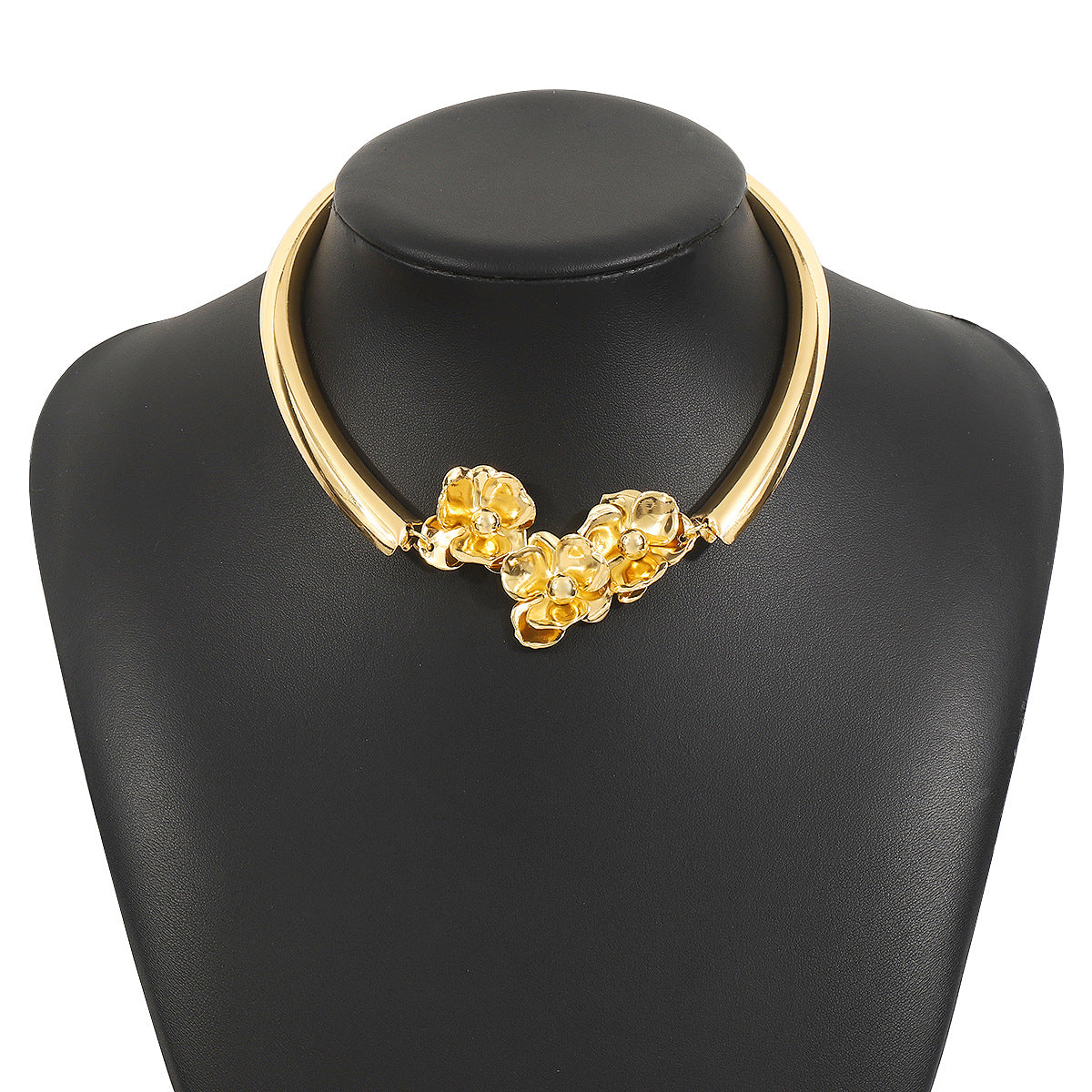 floral sculpted choker necklace – AURELIA