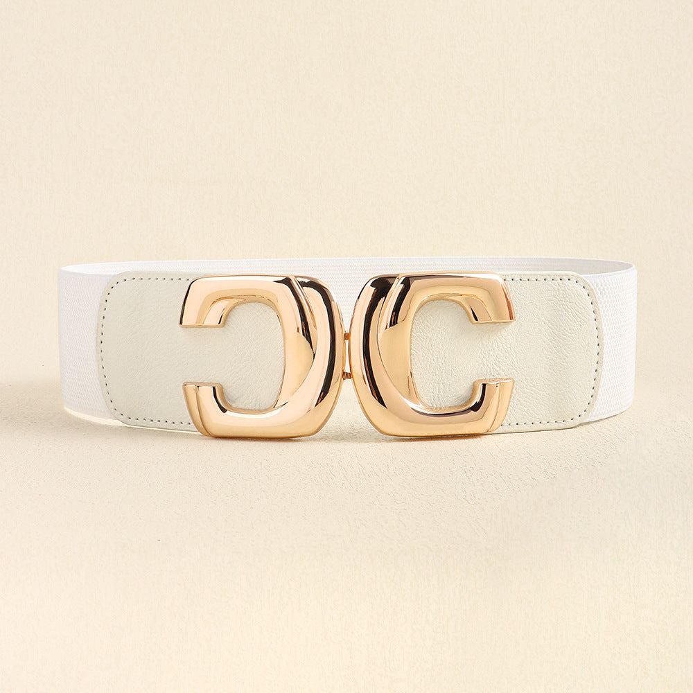 New Women's Coat Belt Elastic Waist Belt - ZEYIA