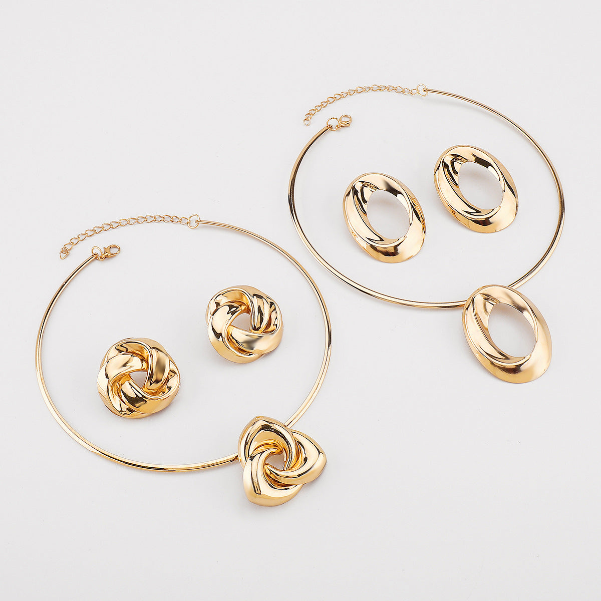 sculptural knot choker & earrings set – IOVA