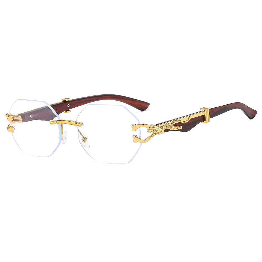 octagonal sunglasses with dragon arms – ASTRAZ