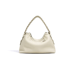 crescent shoulder bag with braided handle – NOVLH