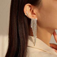 rhinestone fringe ear cuff – NOVAQ