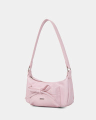 shoulder baguette bag with front bow detail - CHEXRY
