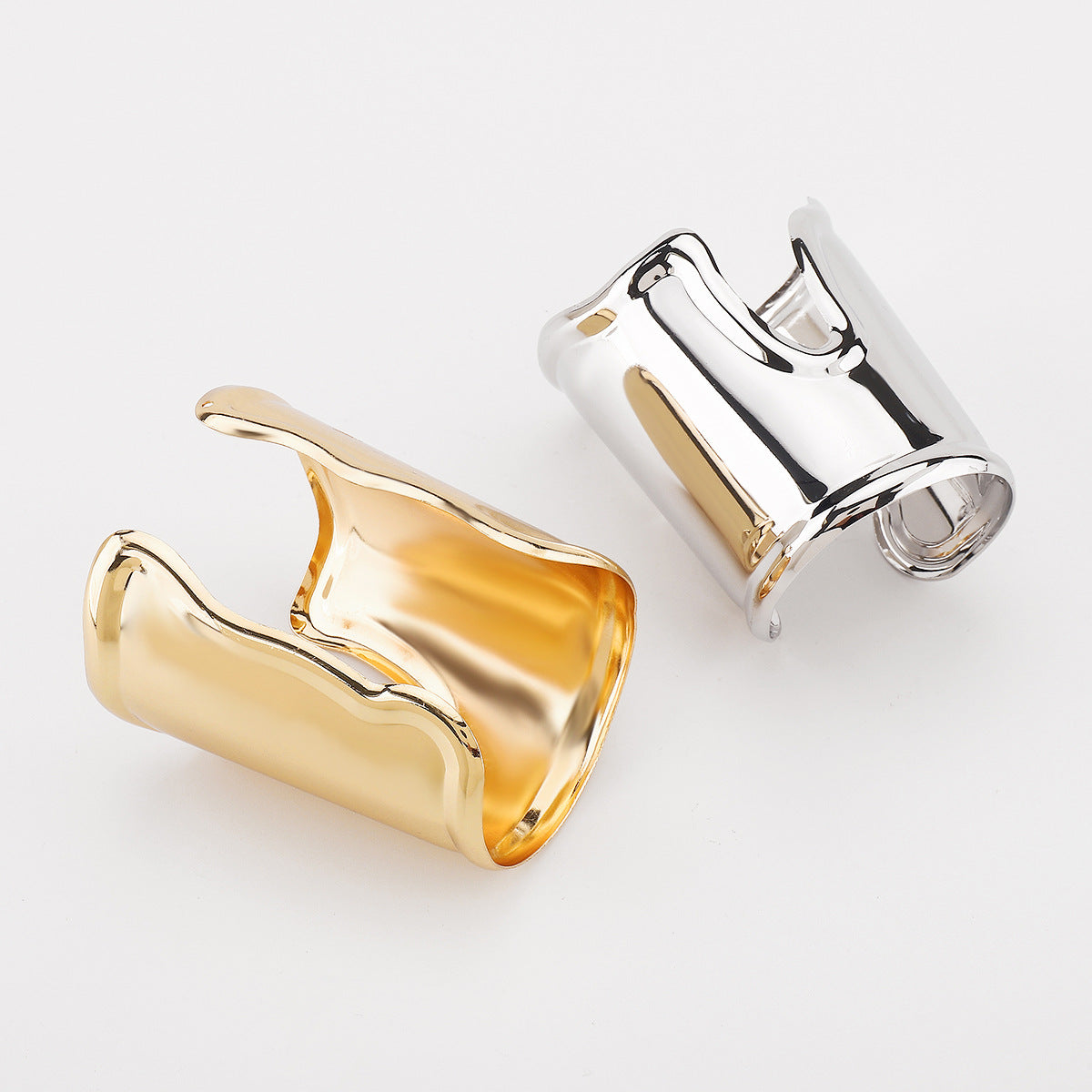 sculptural split cuff bracelet – VORTEX