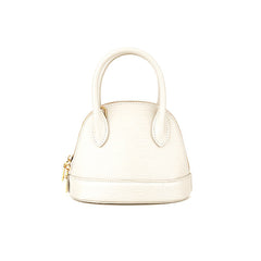 mini dome handbag with textured finish - ELIPSE