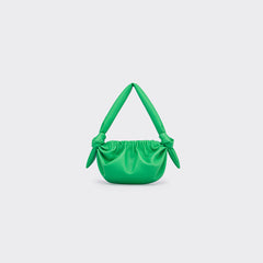ruched shoulder bag with knotted handle - BELXE