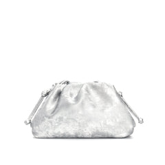 drawstring velvet-effect clutch bag - NOVIA