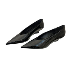 pointed patent slingback heels - LQNA