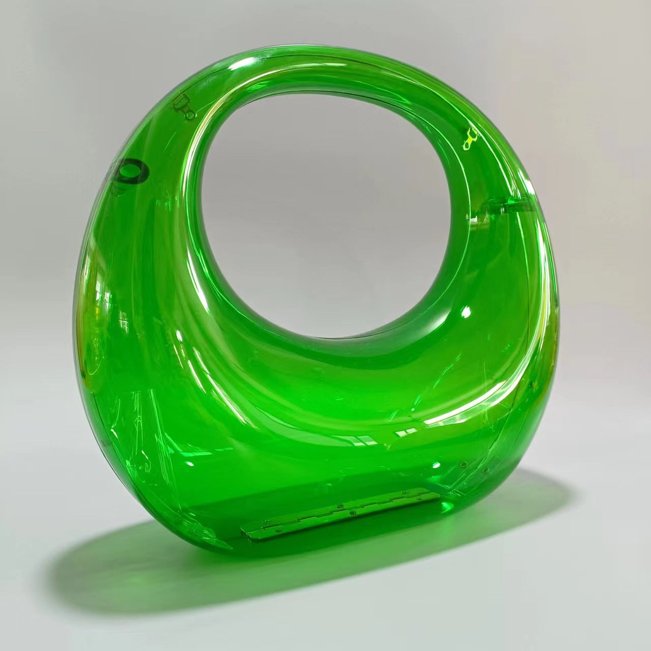 round top-handle acrylic handbag - Errolyn