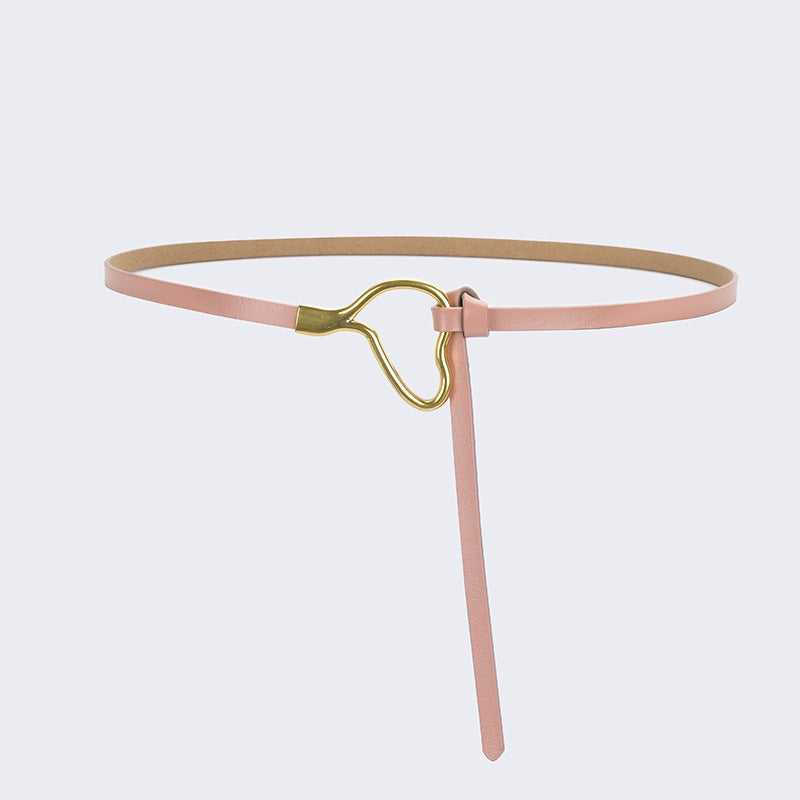 Women's Genuine Leather Belt with Knot - GIKIN