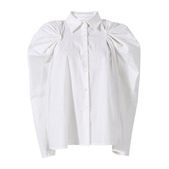 Puff-sleeve button-up shirt - Limru