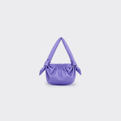 ruched shoulder bag with knotted handle - BELXE