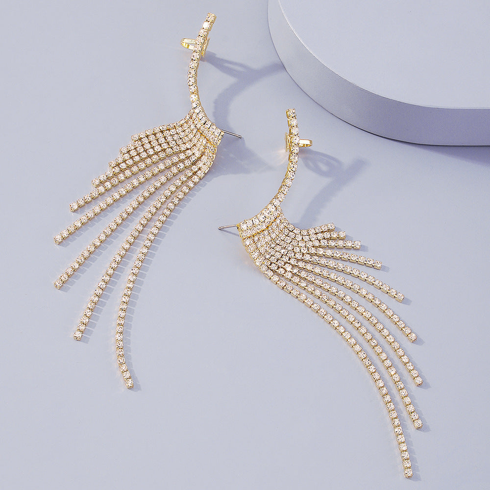 rhinestone fringe ear cuff – NOVAQ