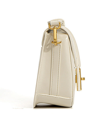 structured curved flap bag with wide crossbody strap – ZIVA
