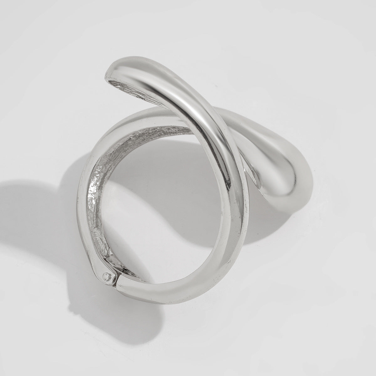 fluid teardrop cuff bracelet in polished gold – VELA