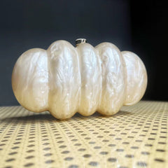 Multi-colored pumpkin shaped clutch bag - Limna