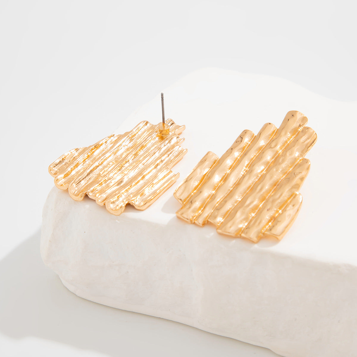 hammered bar cluster earrings – SYRA