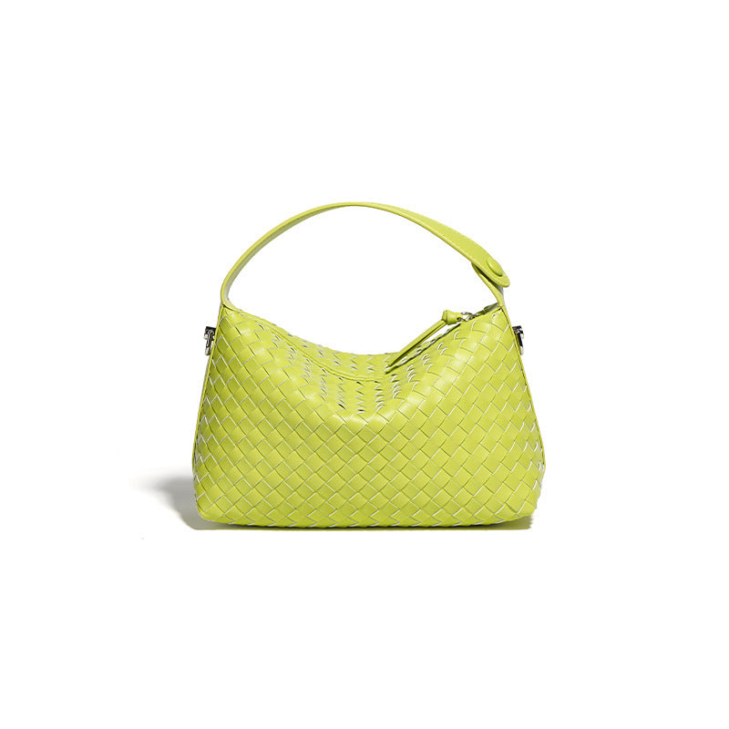 woven hobo bag with sculpted handle – SIENNL