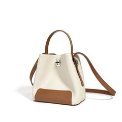 colorblock bucket bag with top handle – RUBY