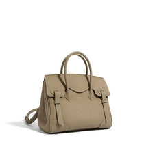 mini top-handle satchel with buckle detail – VERA