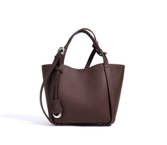 mini tote bag in pebbled leather – IVQ