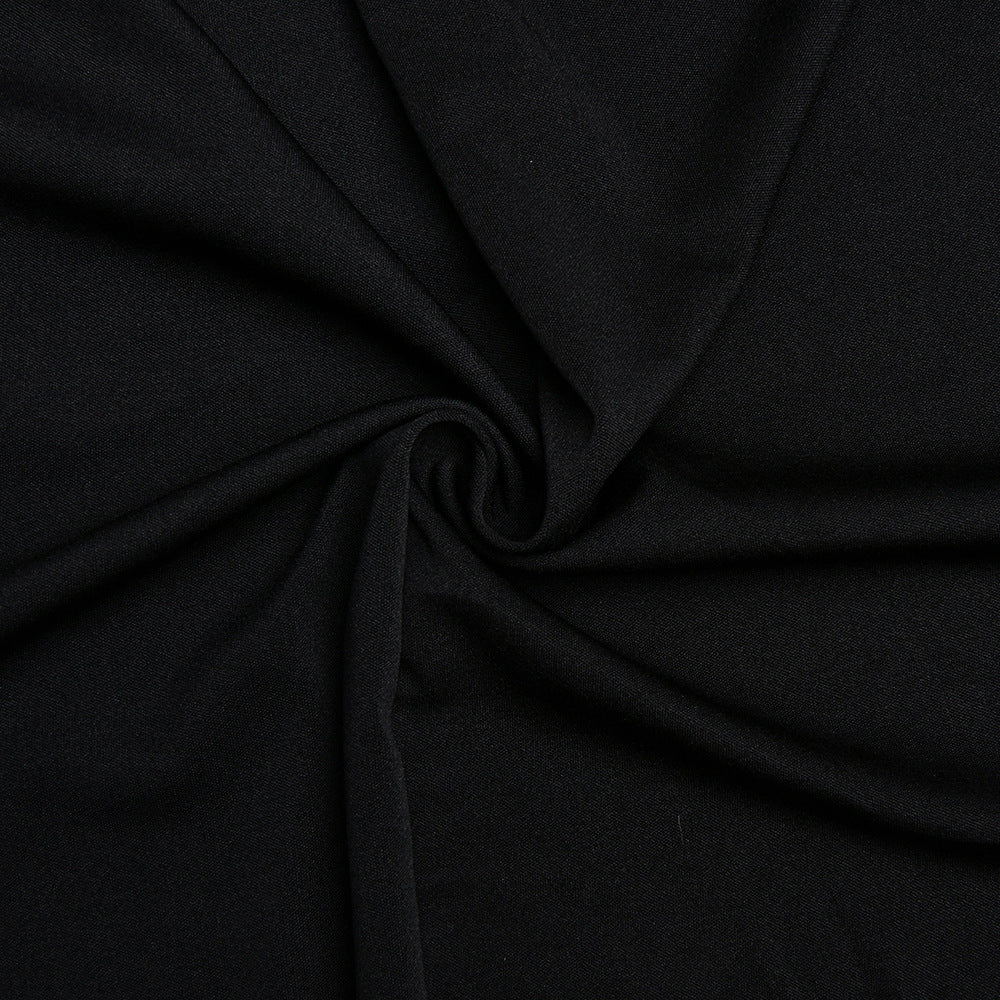 one-shoulder gown with floral side appliqué – Fahapol