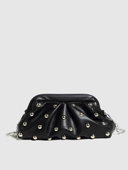 Clutch bag with studded accents - Esduri