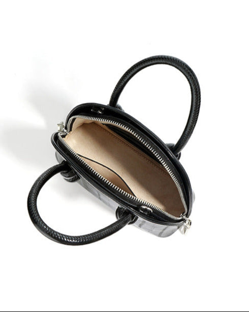 mini dome handbag with top knot handles - NOLVA