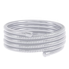 spiral wrap bracelet with segmented gold coils – LYIRAZ