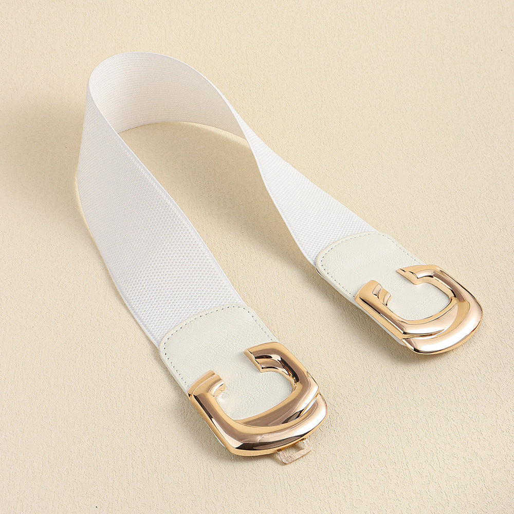 New Women's Coat Belt Elastic Waist Belt - ZEYIA
