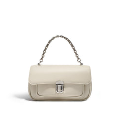 chain-handle flap bag in blush pink – LAYLA