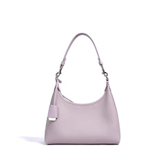 crescent leather shoulder bag with detachable strap – SOLSEA