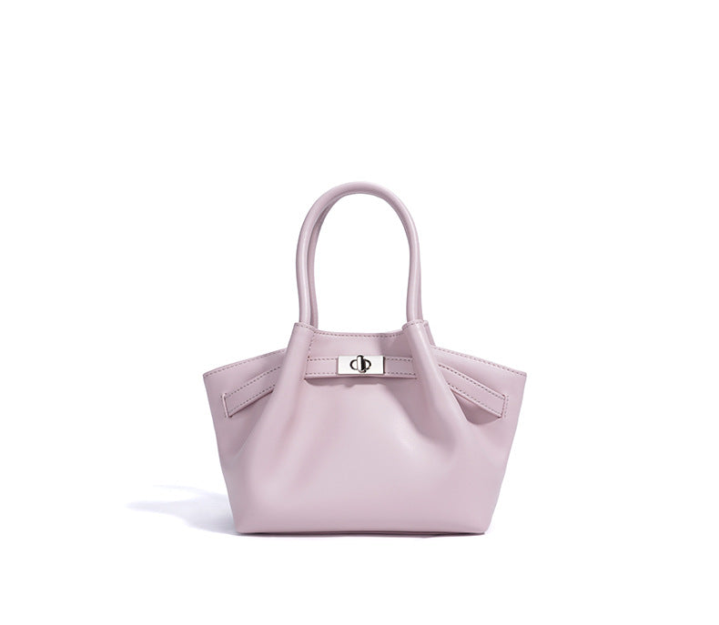 soft-structured mini tote with turn-lock – LILC
