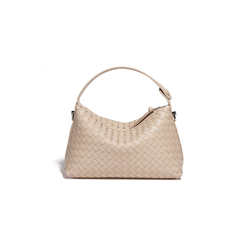 woven hobo bag with sculpted handle – SIENNL