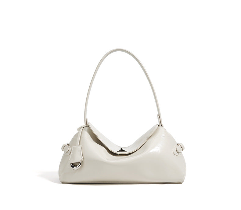 glossy curved-structure shoulder bag – CELINE